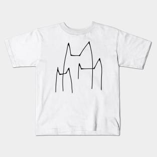 ThreeCats Kids T-Shirt